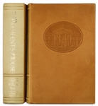Bill Clinton Book Signed as President, Inscribed to Former President Gerald Ford -- Handsome Deluxe Limited Edition Leather Bound Set of ''The President's House''